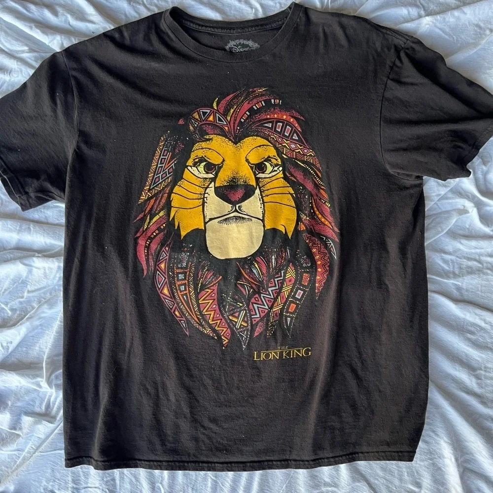 Lion King Black Graphic T-Shirt
